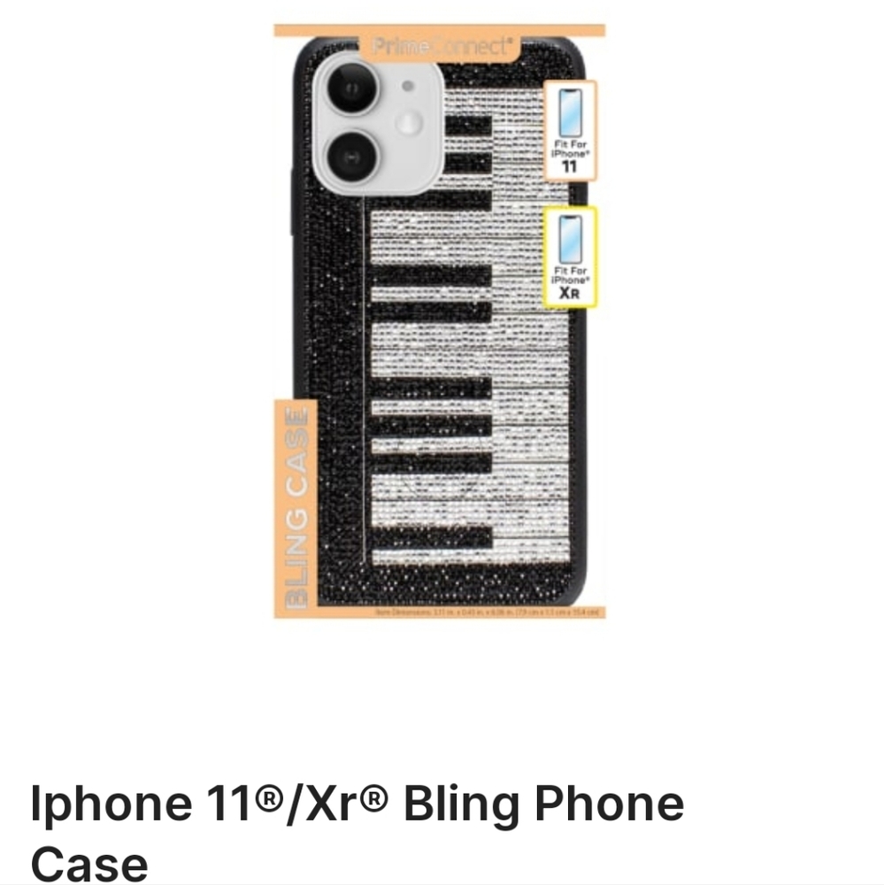 Bling Piano phone case for IPhone 11/XR